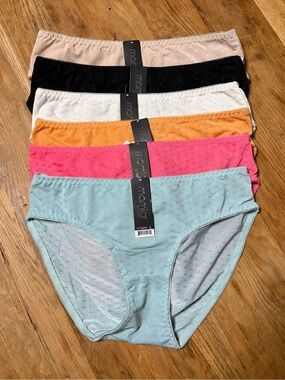 Mamia Dot Bikini Briefs - 6 Pack